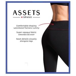 SPANX , Assets Black Ponte Shaping Leggings